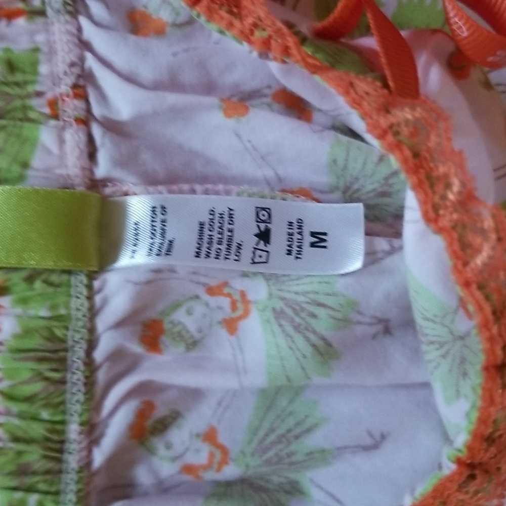 Hue women's pajama set hula dancer print pants medium top small - Picture 3 of 7